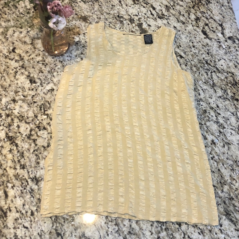 Vintage 100% Silk Tank size small EUC